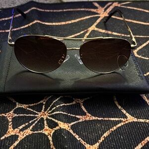 Oscar de la renta Lana Aviator Sunglasses